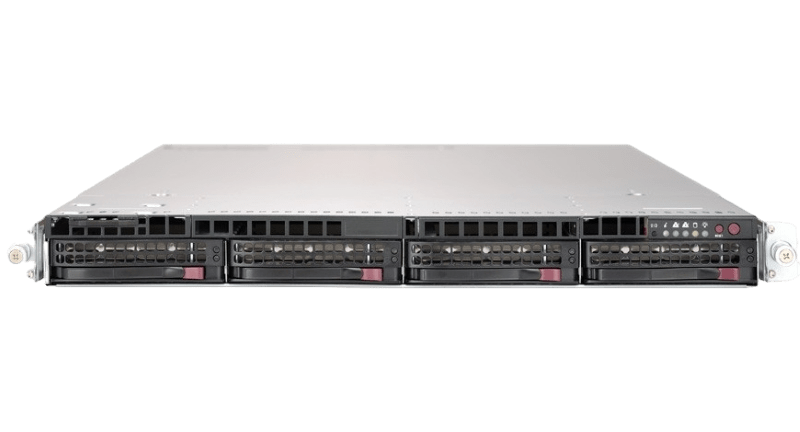 Сервер Supermicro 6019U-TRTP CSE-819UTS noCPU X11DPU 24хDDR4 softRaid IPMI 2х750W PSU Ethernet 2х10Gb/s 4х3,5" BPN SAS3-815TQ AOC-UR-i2XT FCLGA3647 (3)