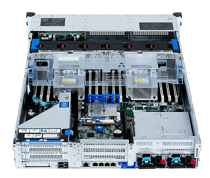 Сервер HP DL380 G10 noCPU - 24хDDR4 softRaid P816I-A iLo 2х800W PSU Ethernet 4х1Gb/s 12х3,5" EXP FCLGA3647 (2)